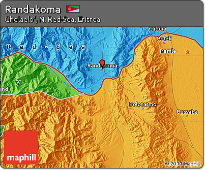 Political Map of Randakoma