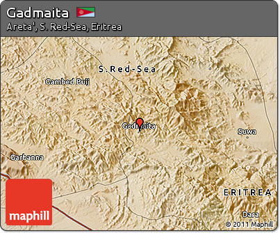 Satellite 3D Map of Gadmaita