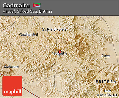 Satellite 3D Map of Gadmaita