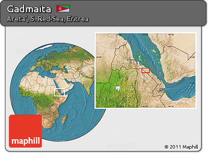 Satellite Location Map of Gadmaita