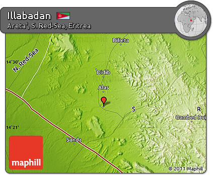 Physical Map of Illabadan