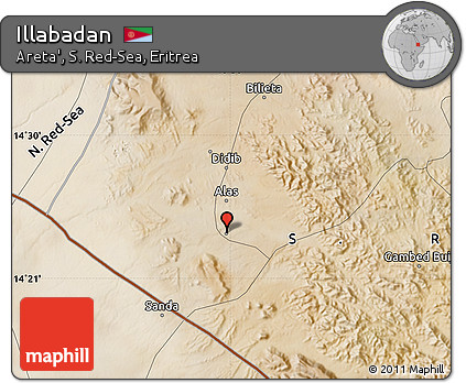 Satellite Map of Illabadan