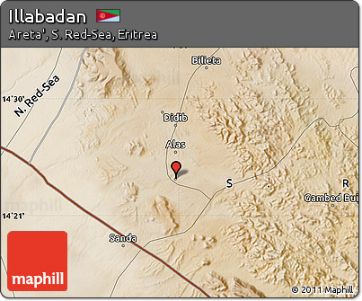 Satellite Map of Illabadan