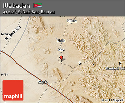Satellite Map of Illabadan