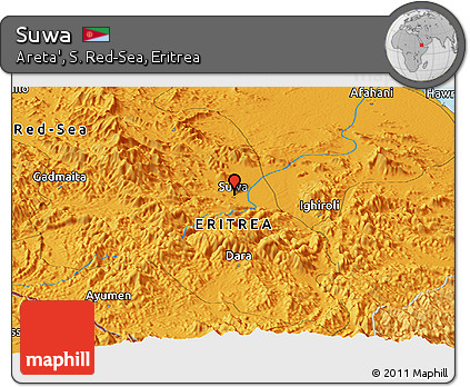 Political Panoramic Map of Suwa