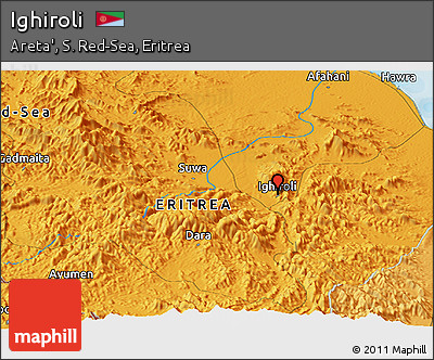 Political Panoramic Map of Ighiroli