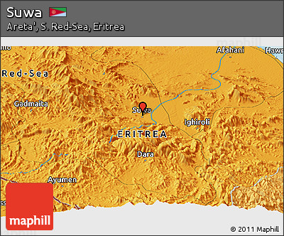 Political Panoramic Map of Suwa
