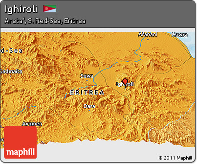 Political Panoramic Map of Ighiroli
