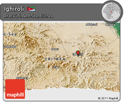 Satellite Panoramic Map of Ighiroli