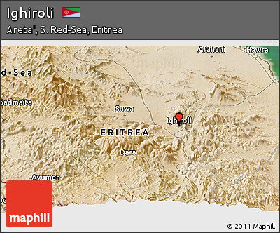 Satellite Panoramic Map of Ighiroli