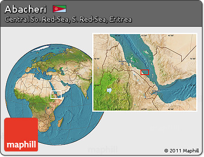 Satellite Location Map of Abacheri