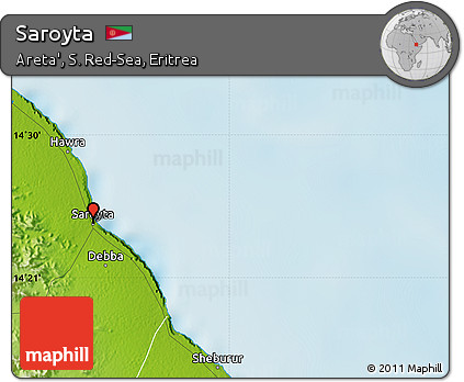 Physical Map of Saroyta