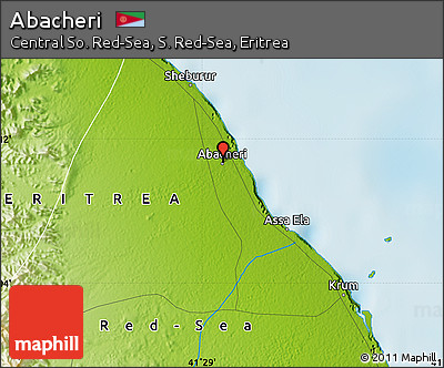 Physical Map of Abacheri