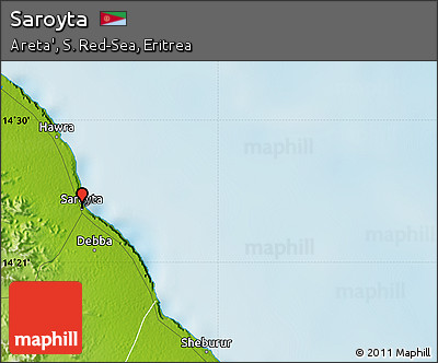 Physical Map of Saroyta