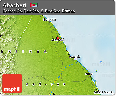 Physical Map of Abacheri