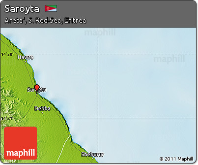Physical Map of Saroyta
