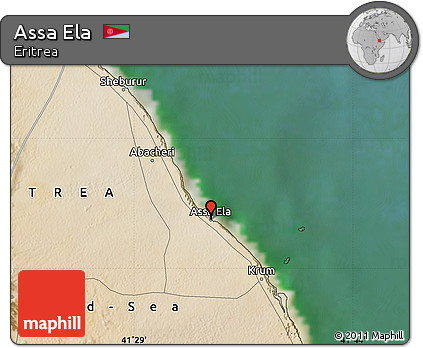 Satellite Map of Assa Ela