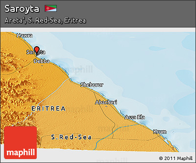 Political Panoramic Map of Saroyta