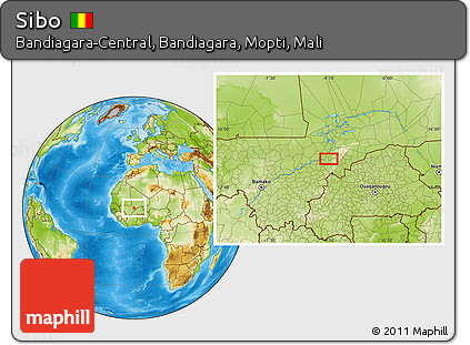 Physical Location Map of Sibo