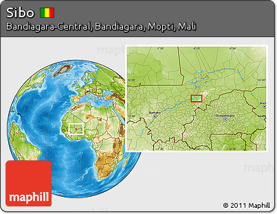 Physical Location Map of Sibo