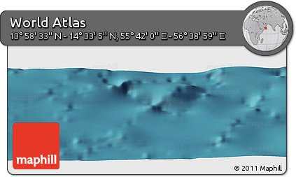 Satellite Panoramic Map of the Area around 14° 15' 49" N, 56° 10' 29" E