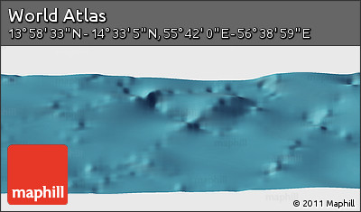 Satellite Panoramic Map of the Area around 14° 15' 49" N, 56° 10' 29" E