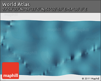 Satellite 3D Map of the Area around 14° 15' 49" N, 57° 1' 29" E