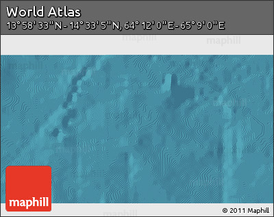 Satellite 3D Map of the Area around 14° 15' 49" N, 64° 40' 30" E