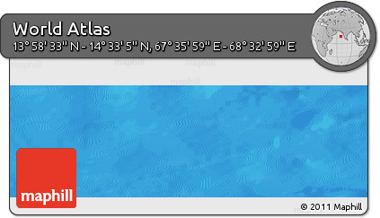 Physical Panoramic Map of the Area around 14° 15' 49" N, 68° 4' 29" E