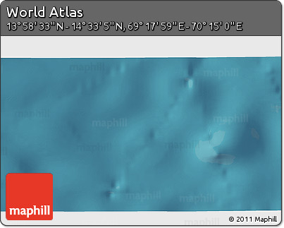 Satellite 3D Map of the Area around 14° 15' 49" N, 69° 46' 30" E
