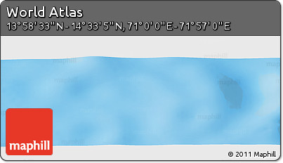 Physical Panoramic Map of the Area around 14° 15' 49" N, 71° 28' 29" E