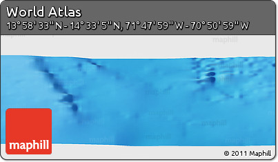 Physical Panoramic Map of the Area around 14° 15' 49" N, 71° 19' 29" W