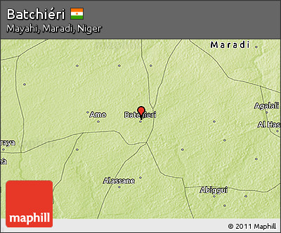 Physical 3D Map of Batchiéri