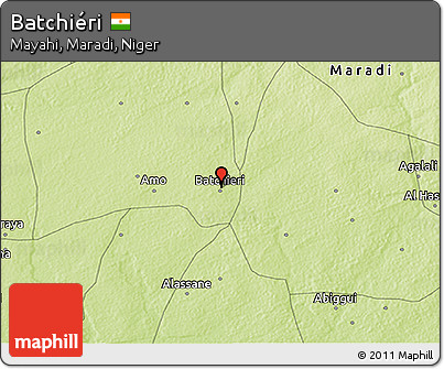 Physical 3D Map of Batchiéri