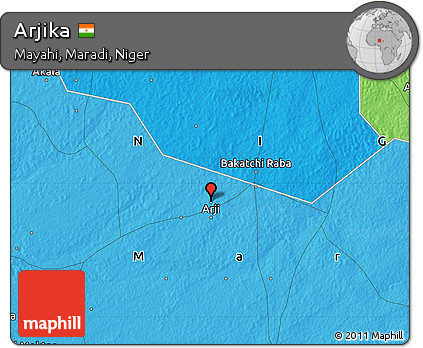 Political Map of Arjika