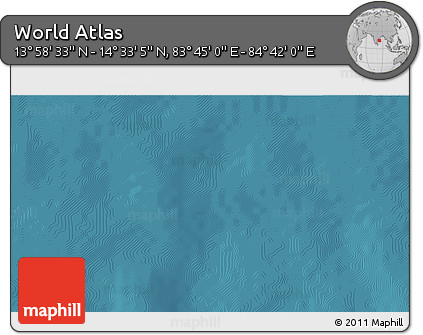 Satellite 3D Map of the Area around 14° 15' 49" N, 84° 13' 29" E