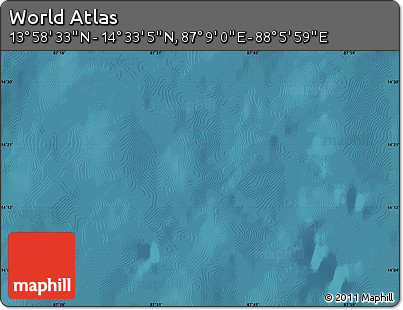Satellite Map of the Area around 14° 15' 49" N, 87° 37' 30" E