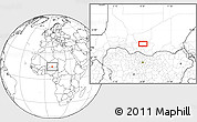 Blank Location Map of Chichiwa