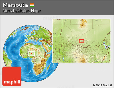 Physical Location Map of Marsouta