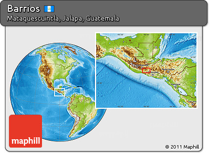 Physical Location Map of Barrios