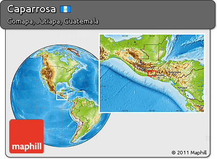 Physical Location Map of Caparrosa