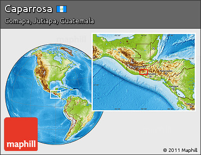 Physical Location Map of Caparrosa
