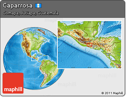 Physical Location Map of Caparrosa