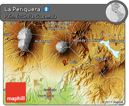 Physical Map of La Periquera
