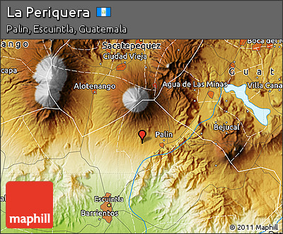 Physical Map of La Periquera