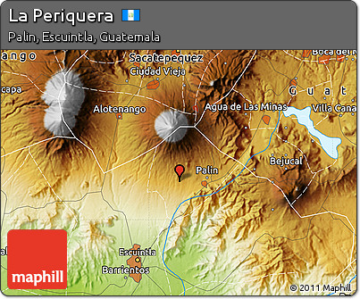 Physical Map of La Periquera