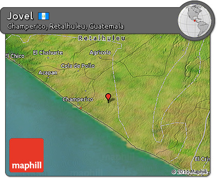 Satellite 3D Map of Jovel