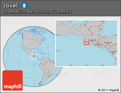 Gray Location Map of Jovel