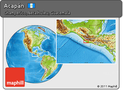 Physical Location Map of Acapán