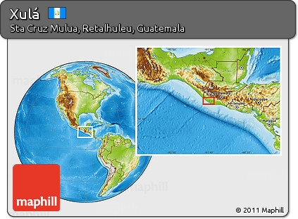 Physical Location Map of Xulá